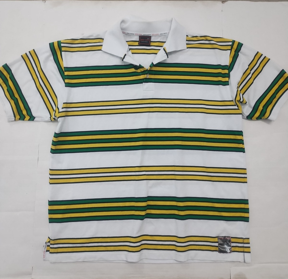 Red Ape Yellow Green White Polo Shirt Y2k 2XL